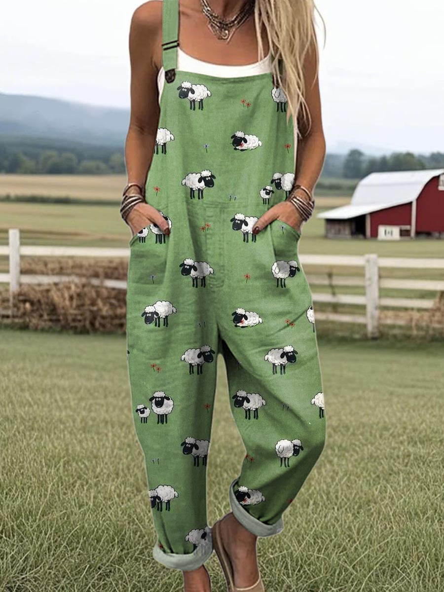 Whimsical Sheep Jumpsuit