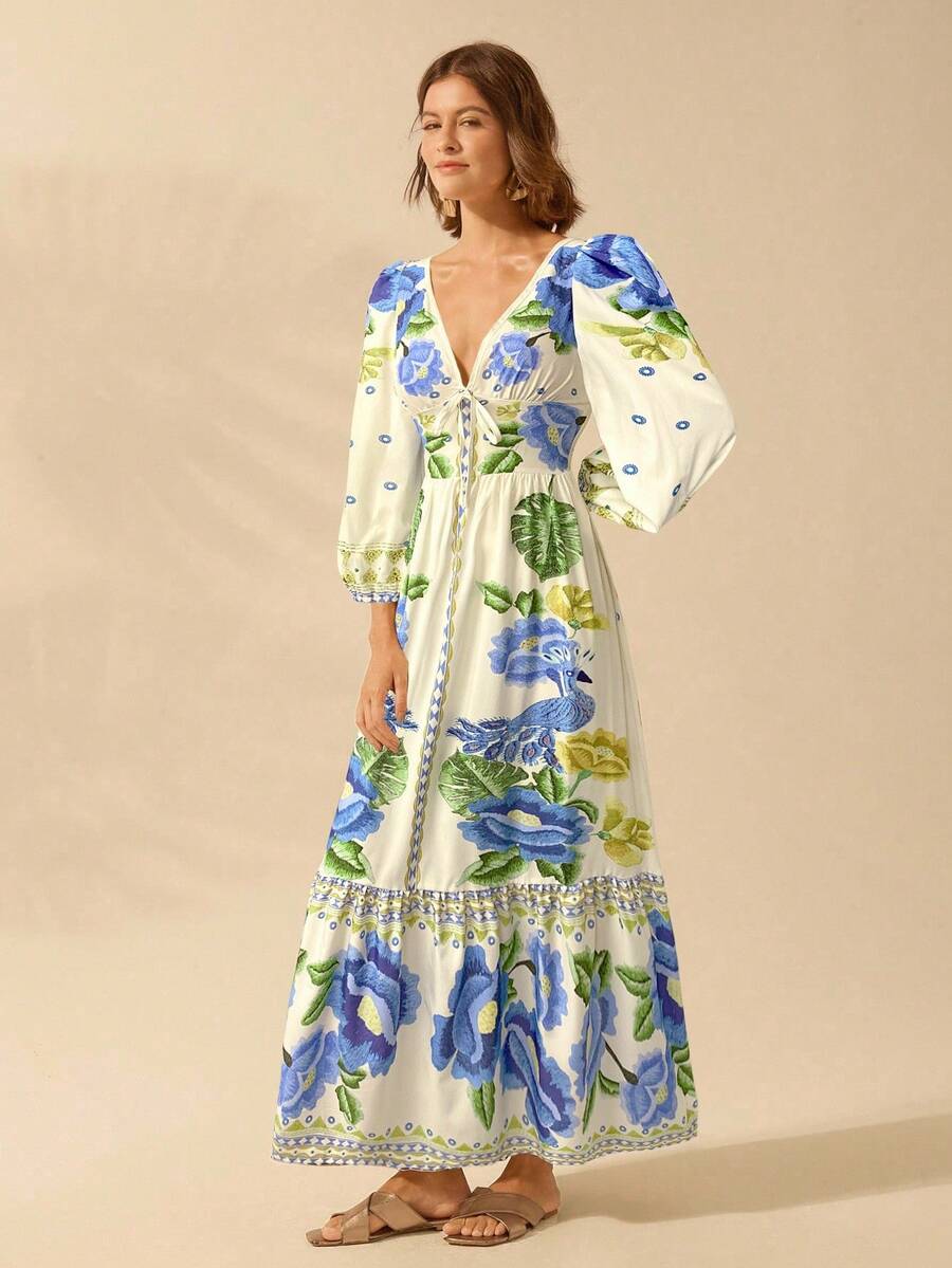 Lillian™ | Floral Holiday Dress