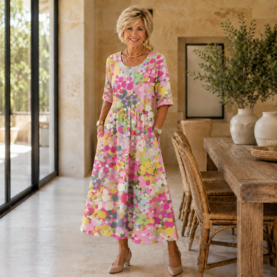 The Santorini Midi Dress