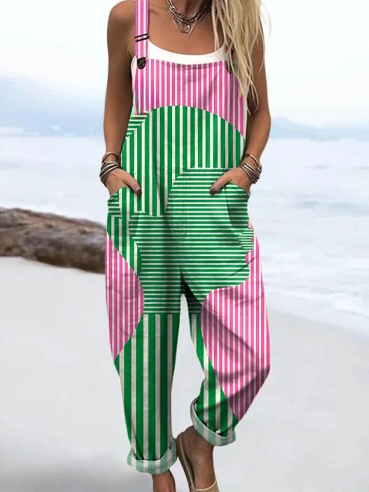 Abstract Form Jumpsuit