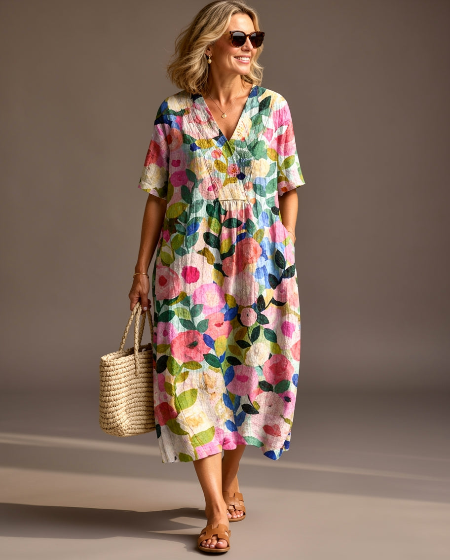 Lima - Vintage Flower Dress