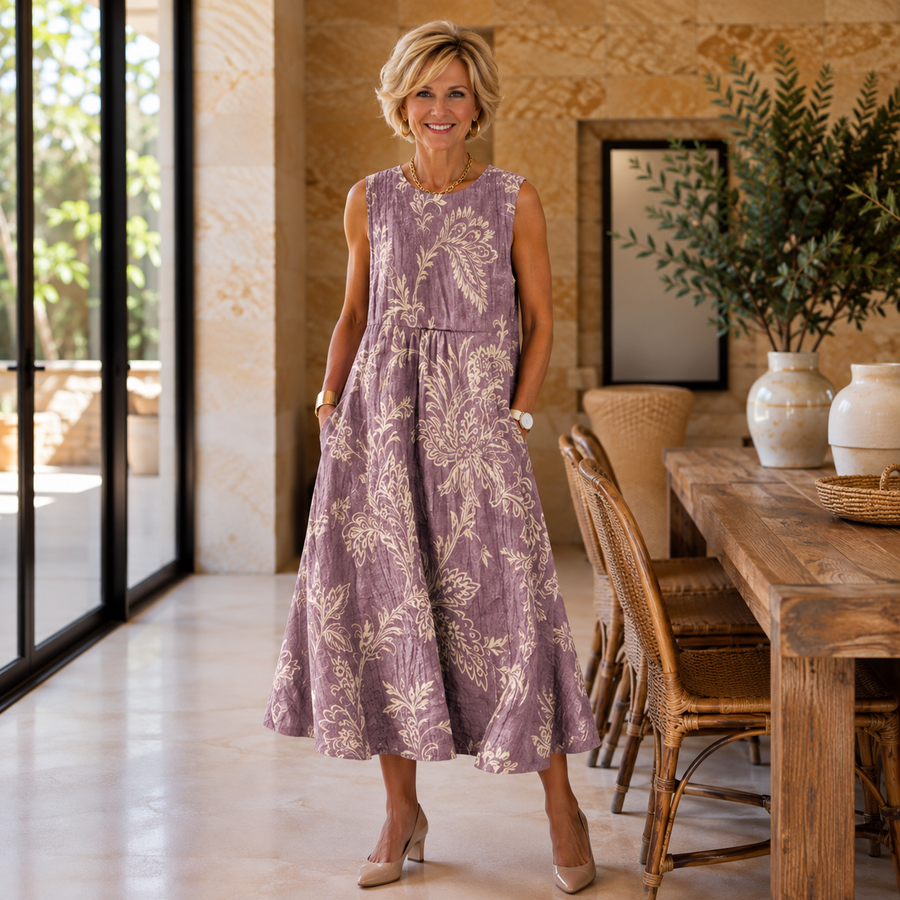 Caroline™ Floral Midi Dress