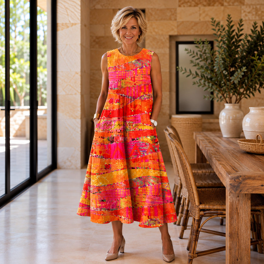 Elizabeth™ Sunset Midi Dress