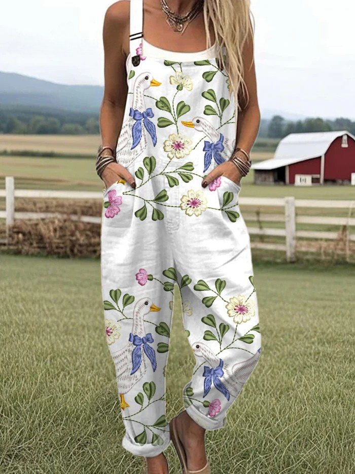 Goose Garden Jumpsuit