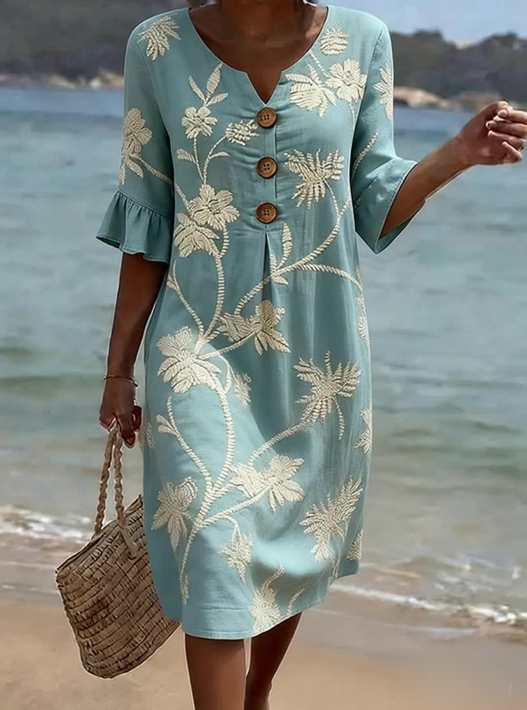 Marisol | Floral Beach Dress