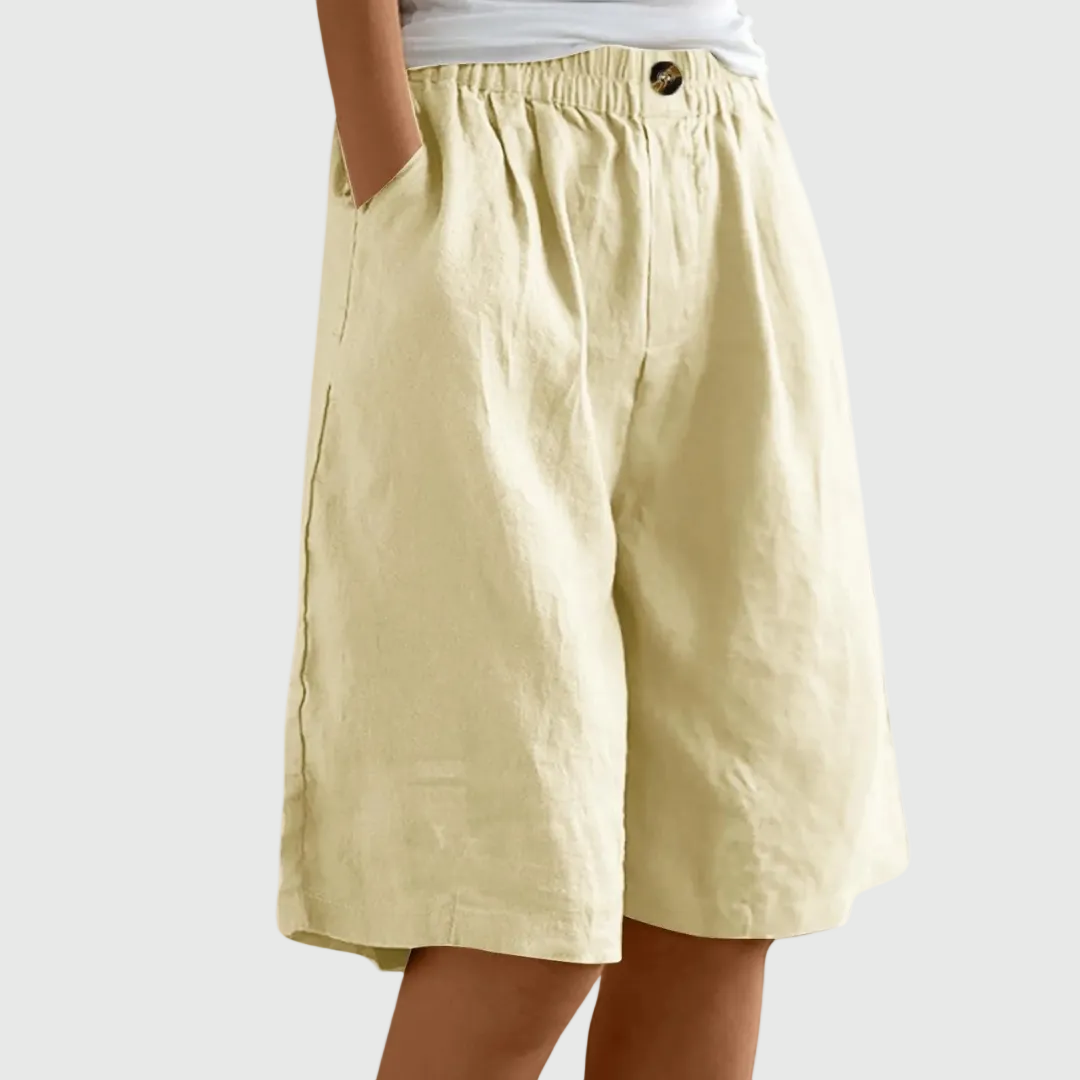 Maree™ | Wide-Leg Bermuda Shorts